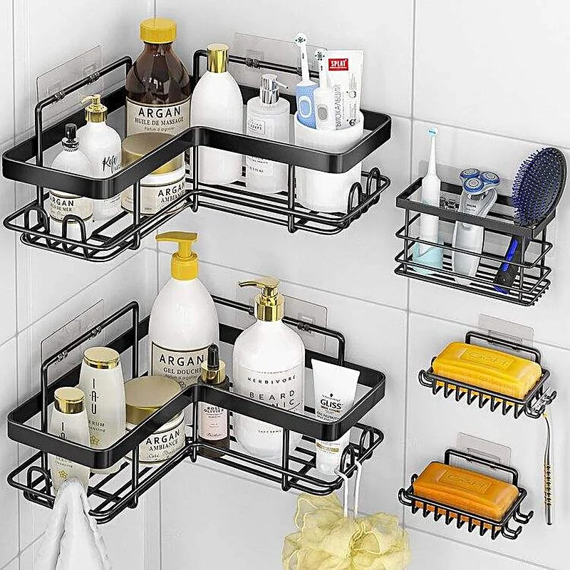 China Factory Custom Stainless Steel 5 Layer Shower Rack