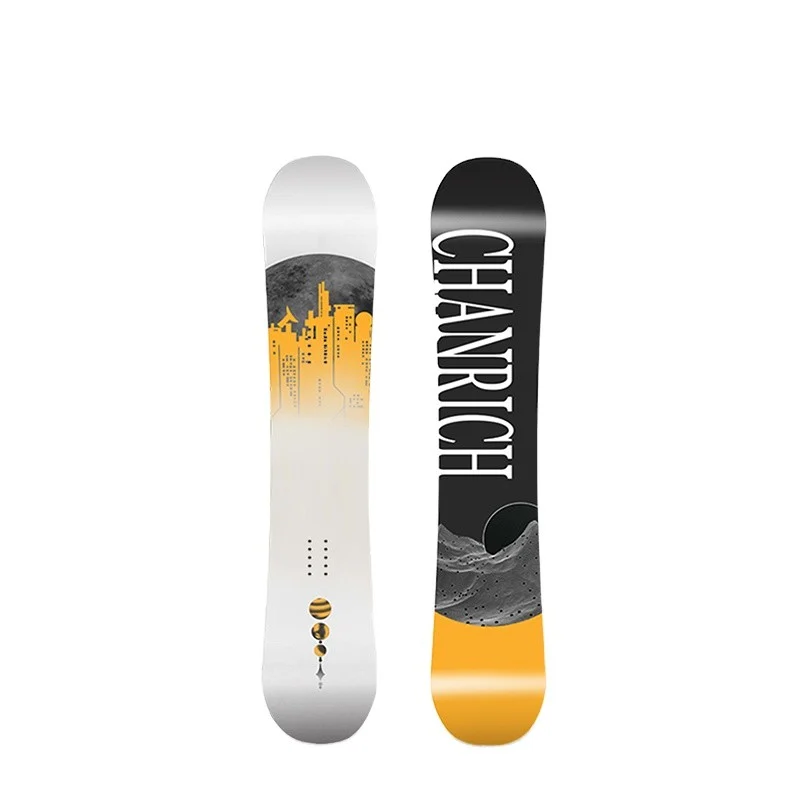 China Wholesale Adult Black Yellow Snowboard Manufacturer