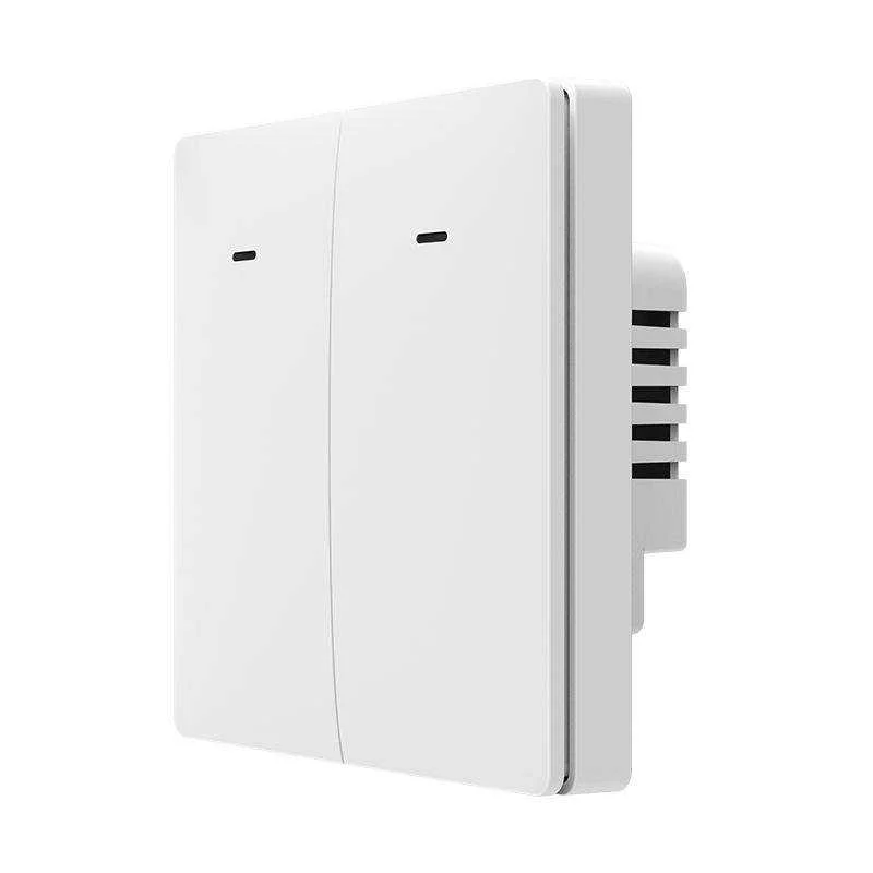China Manufacturer Wholesale OEM NAS-SC01W 1/2 Gang Tuya WiFi Smart Touch Light Switch Exporter