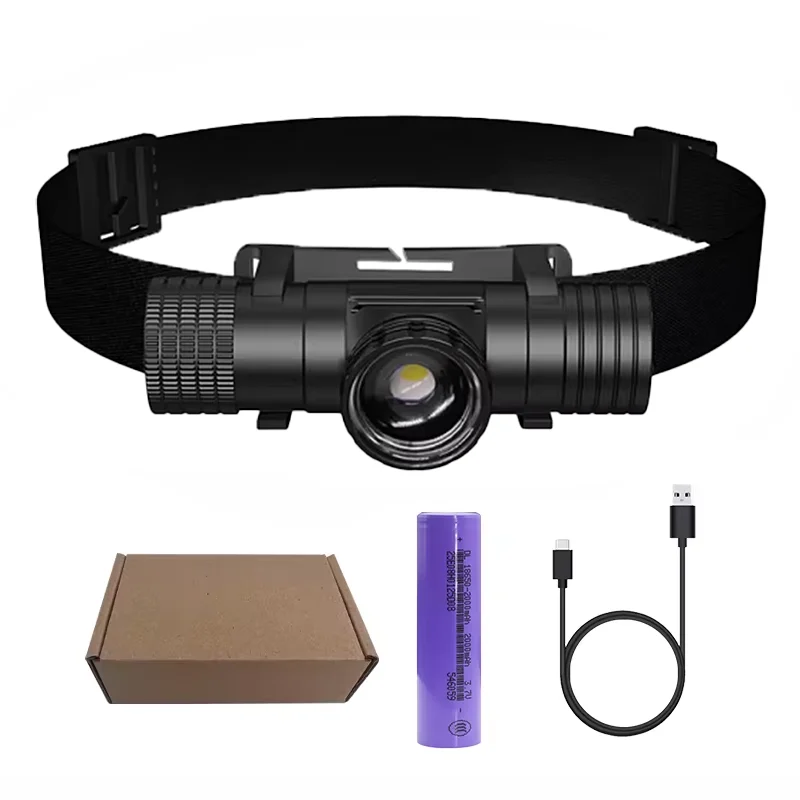 China Manufacturer Supplies Aluminum Alloy Sensor Headlamp Custom Logo OEM Wholesale Exporter