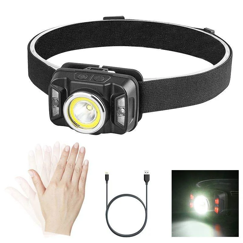 China Manufacturer Supplies New Style USB Rechargeable LED Headlamp OEM Custom Wholesale Exporter