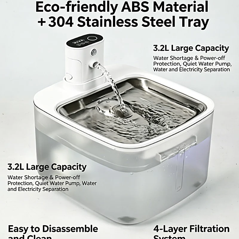 Wholesale China Supplier 3.2L Wireless Pet Water Dispenser
