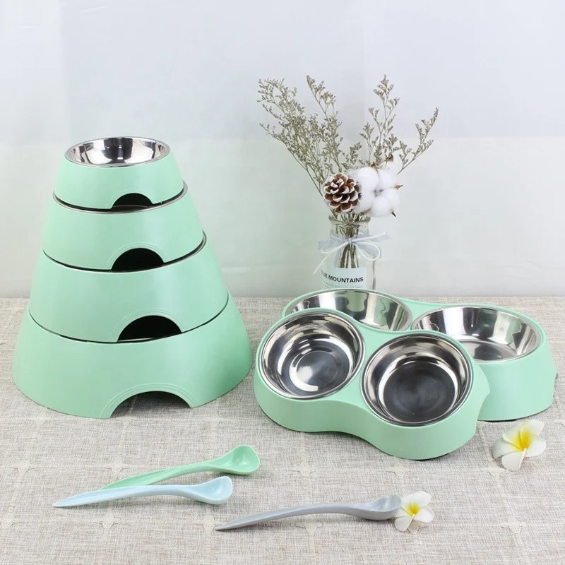 China Wholesale Non Slip Double Melamine Pet Bowl