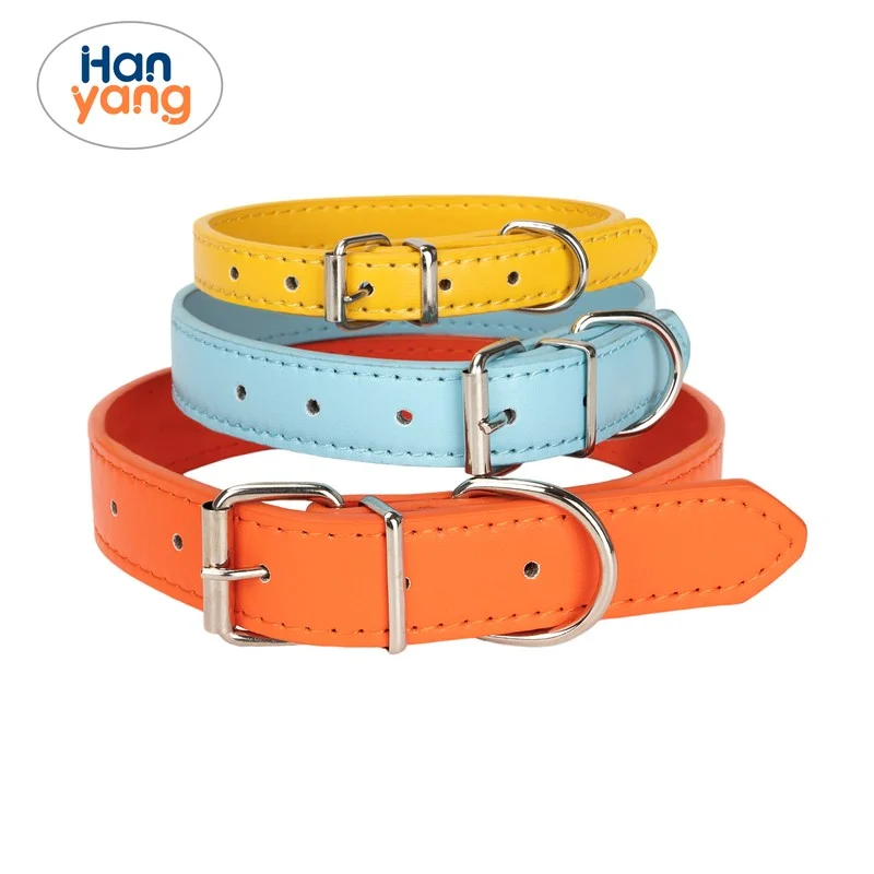 China Factory Custom Heavy Duty Leather Dog Collar Wholesale