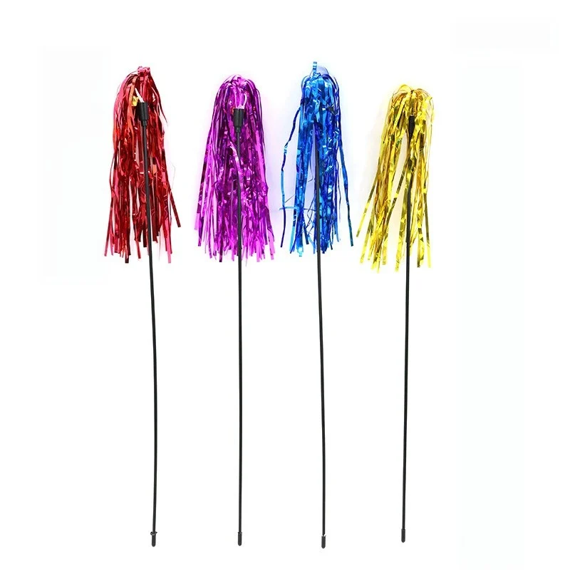 Wholesale China Multi Color Tassel Cat Teaser Toy Supplier