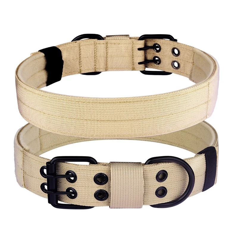 China Wholesale Custom Large Nylon Tactical Dog Collar