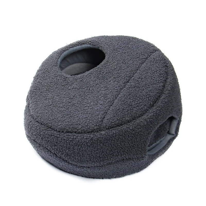 China Wholesale Polar Fleece Semi Enclosed Pet Bed Supplier
