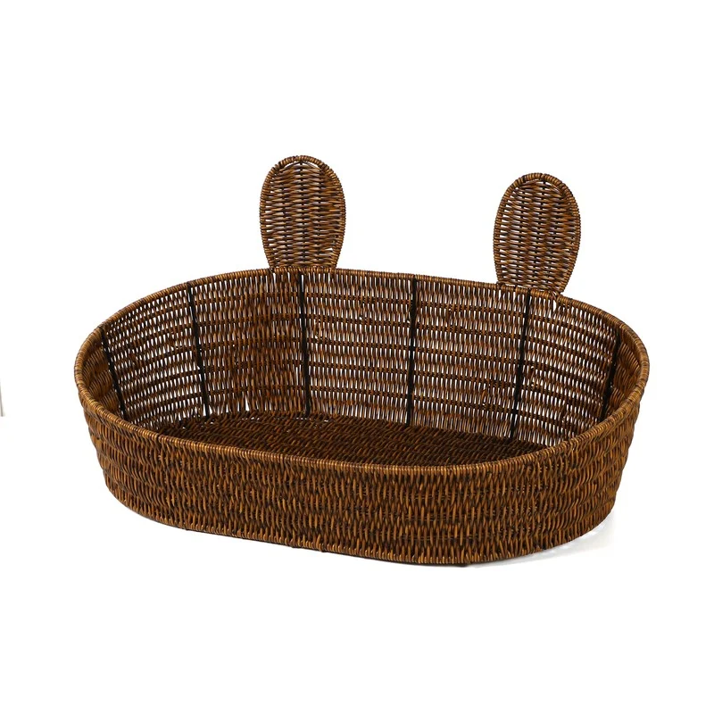China Factory Wholesale Hand Woven Plastic Pet House OEM