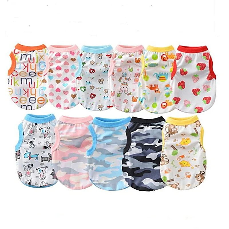 Wholesale Custom Cotton Dog Vest Pet Apparel Supplier