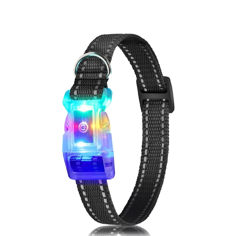 China Wholesale LED Glowing Custom Pet Dog Collar Supplier