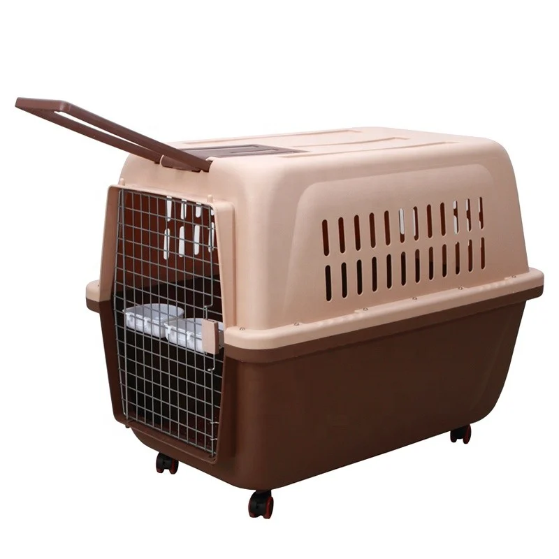 China Factory Wholesale ABS Wheeled Pet Aviation Travel Box