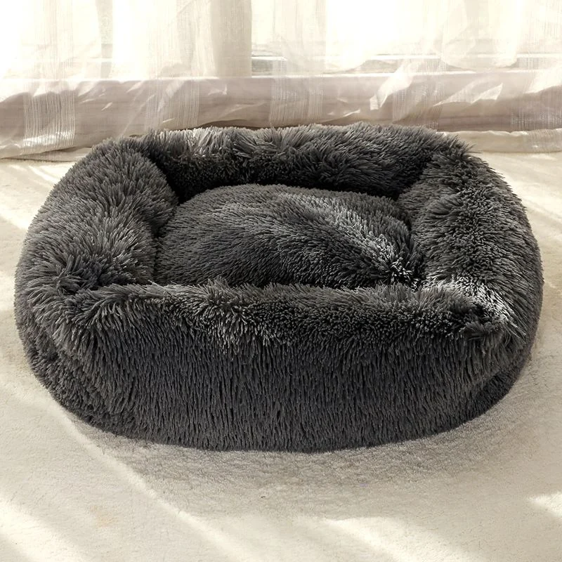 China Wholesale Winter Plush Square Pet Bed Manufacturer
