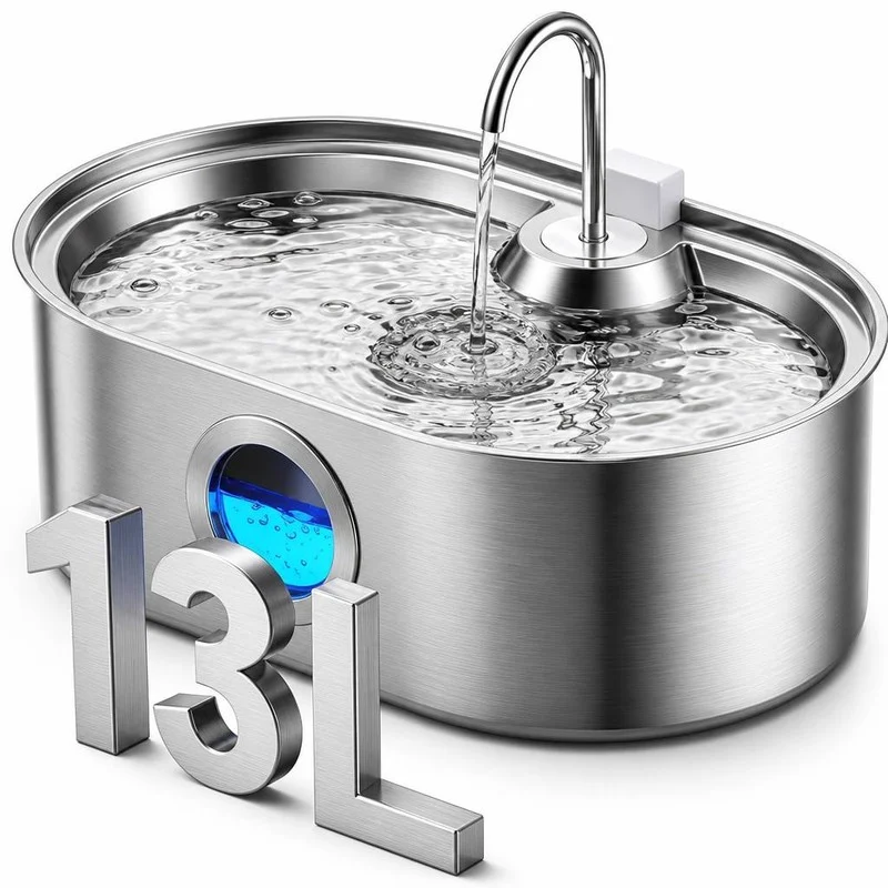 Wholesale China Factory 13L 304 Stainless Steel Pet Waterer