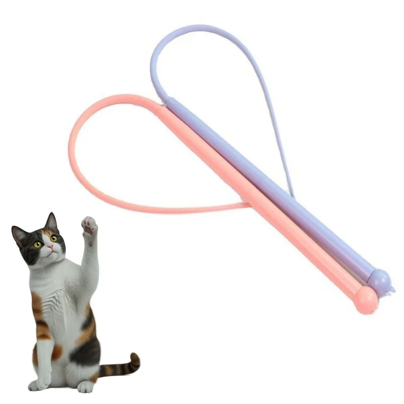 China Wholesale Non-Toxic Cat Teaser Silicone Tail Supplier
