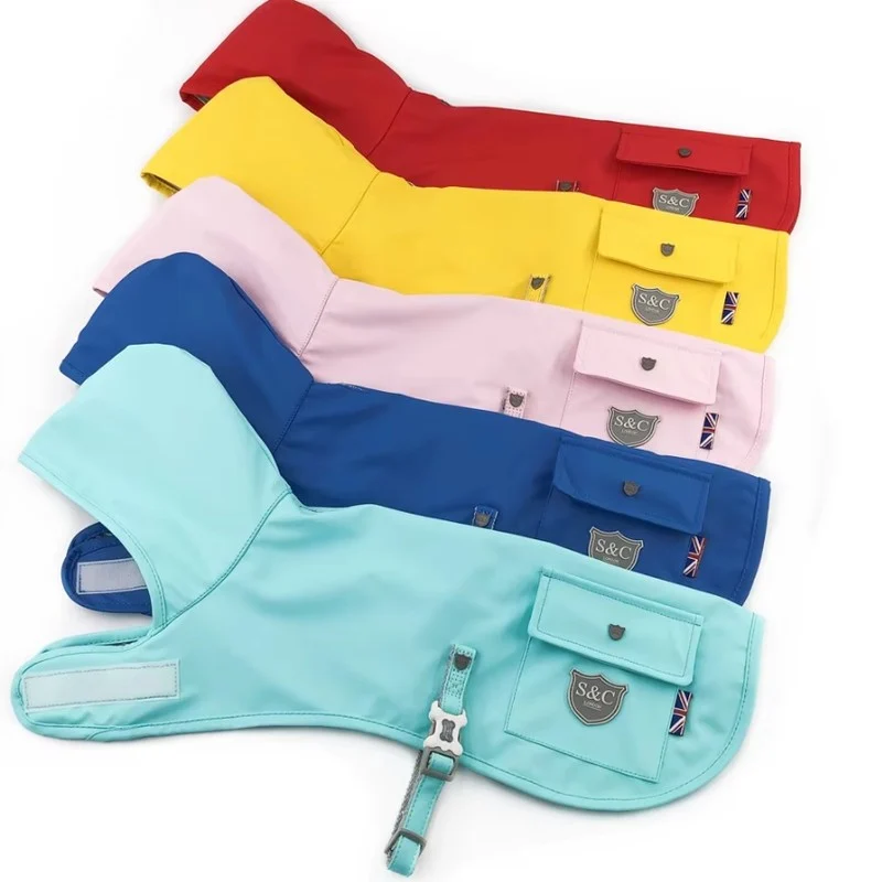 China Wholesale Custom Waterproof Large Dog Raincoat