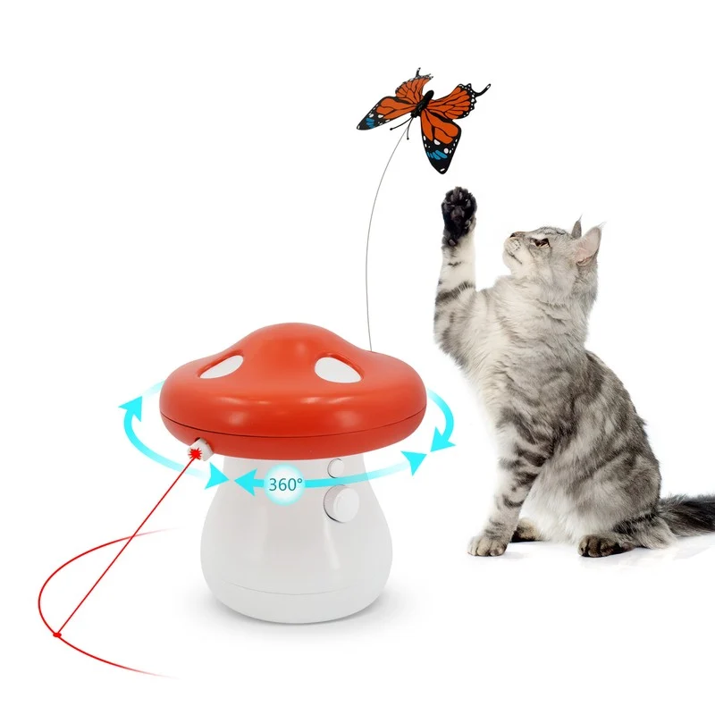 China Factory Wholesale Pp Electric Laser Turntable Cat Toy