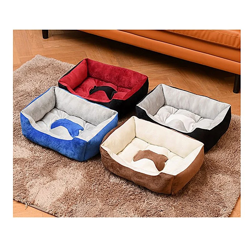 China Wholesale Plush Sponge Non Slip Pet Bed Supplier