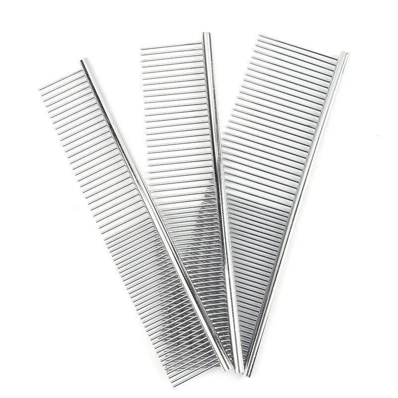 China Wholesale Stainless Steel Fine Tooth Pet Comb Supplier