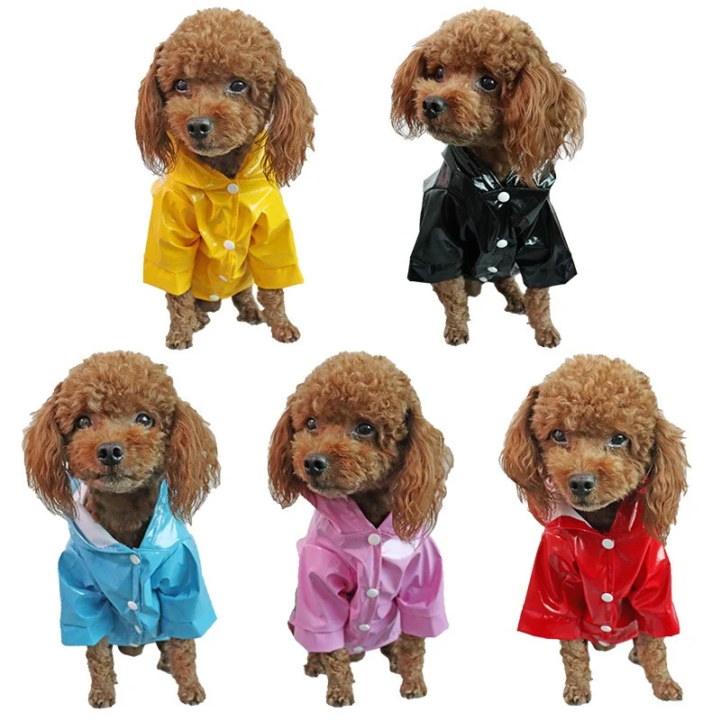 China Factory Wholesale Waterproof Reflective Dog Raincoat