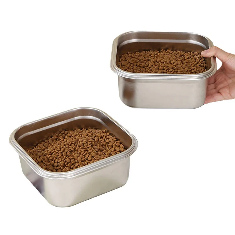 China Wholesale 304 Stainless Steel Thick Pet Bowl Exporter