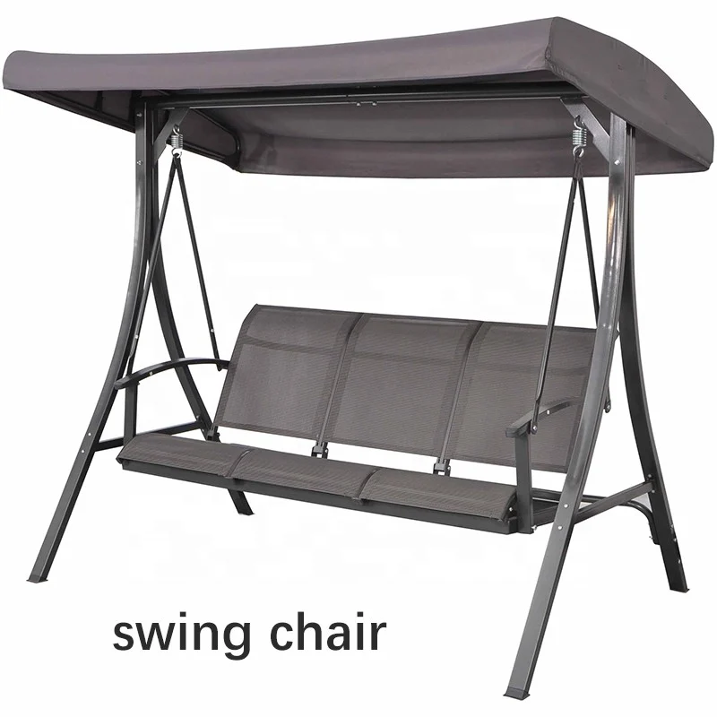 China Wholesale Custom Metal 3 Seat Outdoor Swing